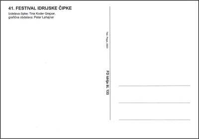 41. FESTIVAL  IDRIJSKE ČIPKE